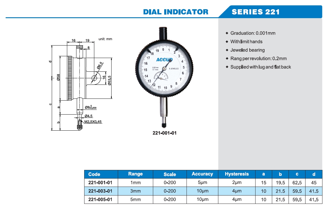 Dial Indicator 221