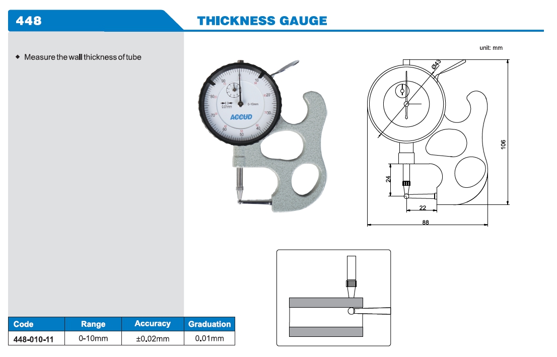 Thickness Gauge 448