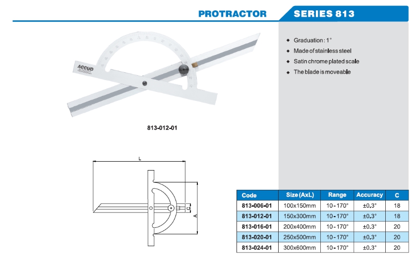 Protractor 813