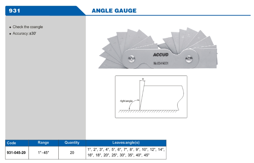 Angle Gauge