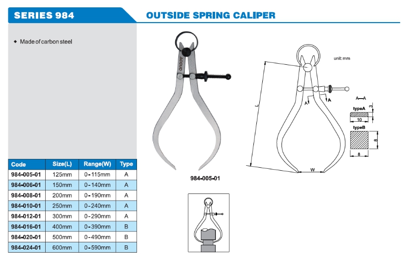 Outside Spring Caliper