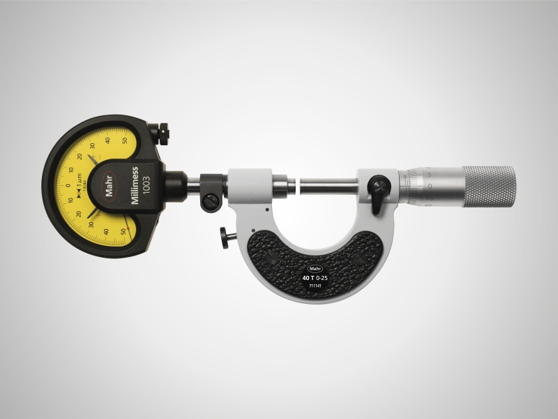 Micrometer with integrated Dial Comparator 40 T
